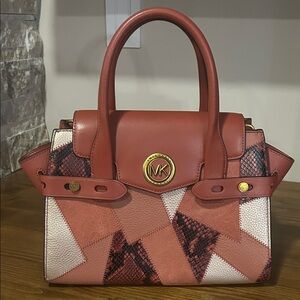 Michael Kors Patchwork Satchel purse
